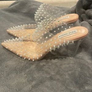 Steve Madden Clear Heels